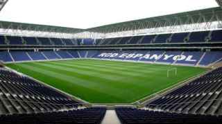 El campo del Espanyol RCDE Stadium