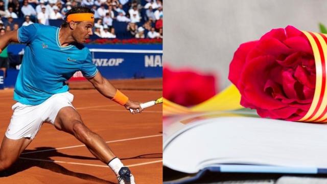 El Godó y Sant Jordi, dos de los eventos que han caído por el coronavirus / MONTAJE MA