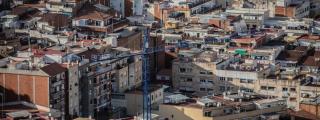 Imagen panorámica de viviendas en Barcelona