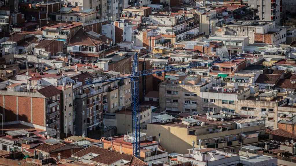 Imagen panorámica de viviendas en Barcelona