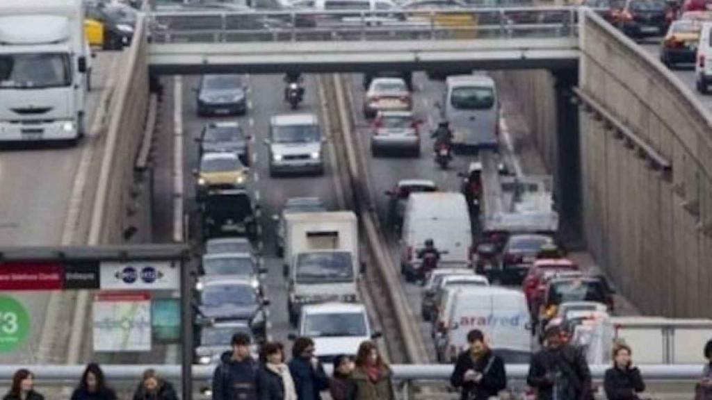 Imatge d'arxiu de trànsit a Barcelona