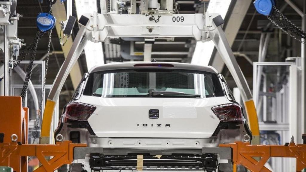 Fabricación de un SEAT Ibiza en Martorell
