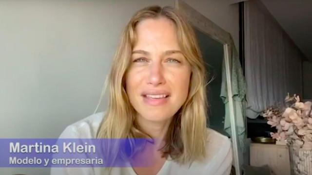 La modelo Martina Klein, una de las protagonistas del vídeo de Barcelona Oberta