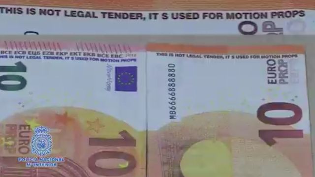 Billetes falsos de 10 euros que están circulando por el territorio / POLICÍA NACIONAL