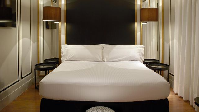Una de las habitaciones del motel La França / LA FRANÇA