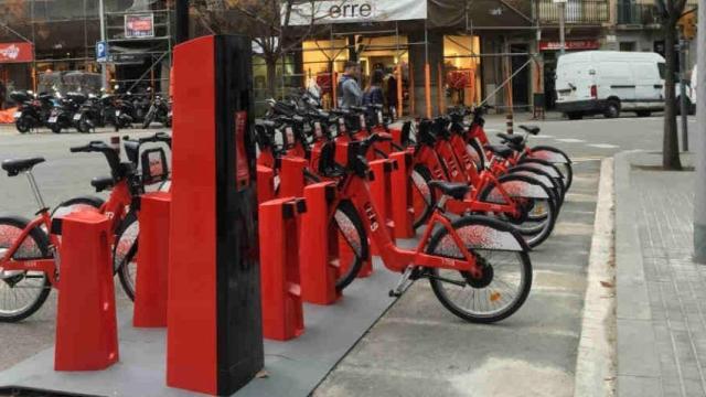 Una estación del Bicing en Barcelona / CR
