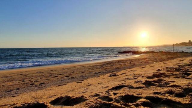 Playa del Masnou al atardecer / GOOGLE MAPS