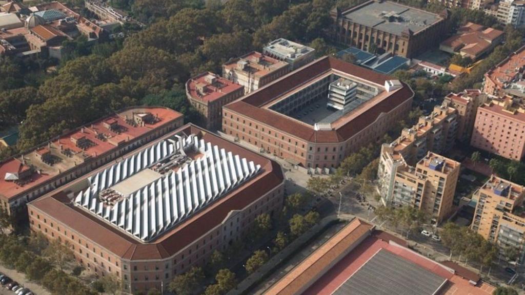 La Universitat Pompeu Fabra de Barcelona des de l'aire / ARXIU UPF