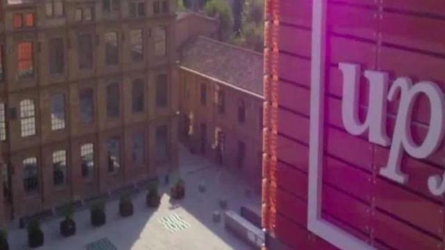 Un edificio de la Universitat Pompeu Fabra