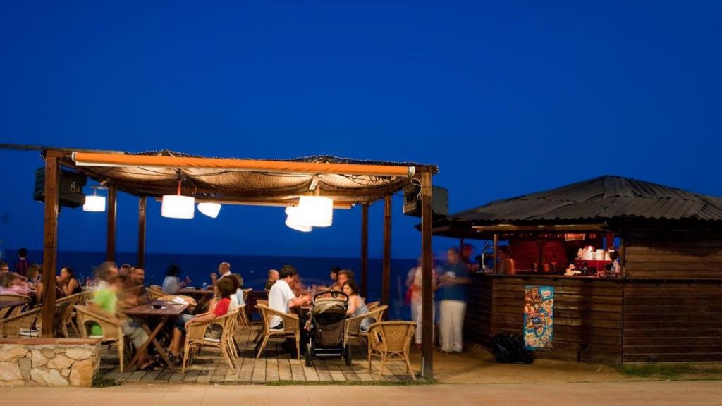 Un xiringuito a la platja de Vilassar de Mar
