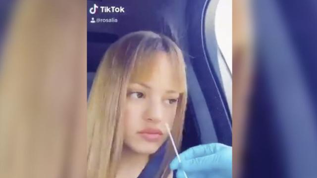 Captura de pantalla del Tik Tok de Rosalía / TWITTER
