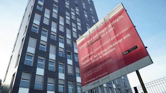 Un bloque de pisos municipales en Barcelona / AYUNTAMIENTO DE BARCELONA