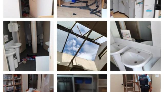 El Centre Ocupacional Bogatell tras el saqueo / FB MARIA JOSÉ PUJOL