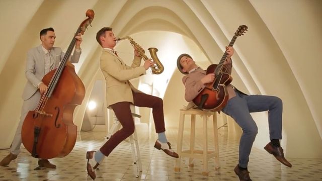 Los integrantes del grupo Blues, Swing, Jazz and Boogaloo en la Casa Batlló / CASA BATLLÓ