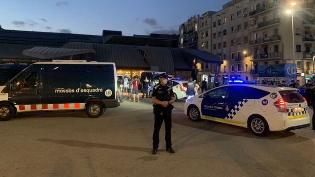Agentes de Mossos, Guardia Urbana y Policía Nacional durante el macrooperativo policial contra la multirreincidencia en la Barceloneta / METRÓPOLI ABIERTA