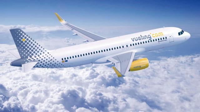 Avión de Vueling durante un recorrido