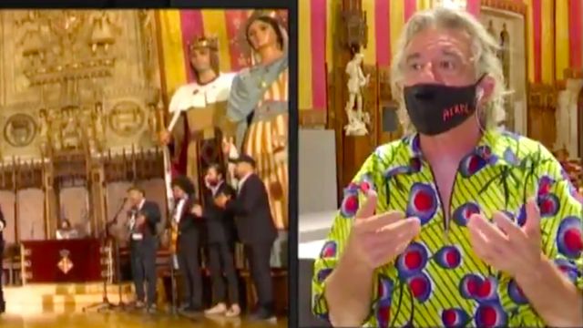 El 'Tortell Poltrona' responde a Valls y Guilarte en el programa 'Bàsics' de este miércoles en Betevé / BETEVÉ