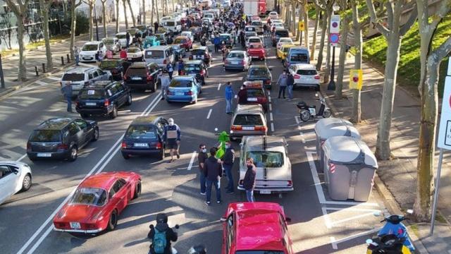 Manifestación contra la Zona de Bajas Emisiones en Barcelona / PARC