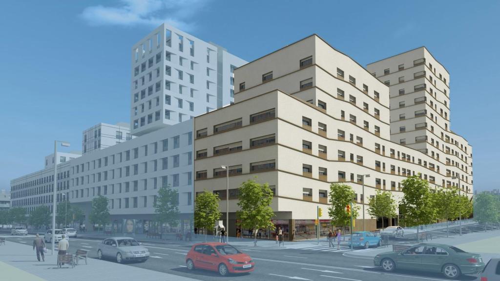 'Render' de l'edifici projectat