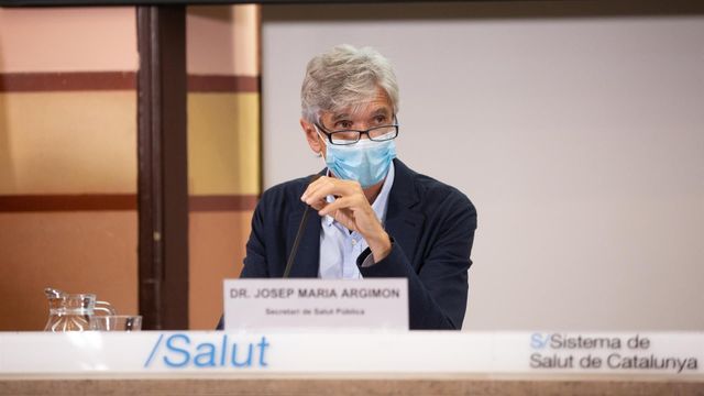 El secretario de Salud Pública de la Generalitat, Josep Maria Argimón, en una rueda de prensa / EUROPA PRESS