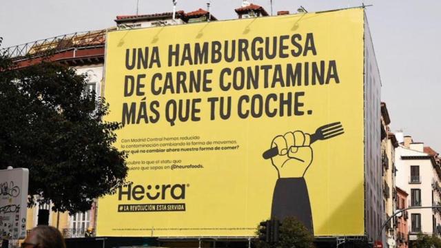 Campaña publicitaria de la startup barcelonesa Heura en Madrid / HEURA