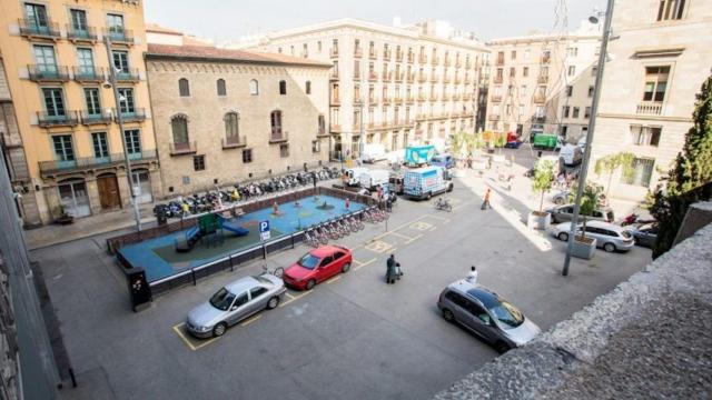Imagen reciente de una renovada plaza de Sant Miquel / AJ. DE BCN