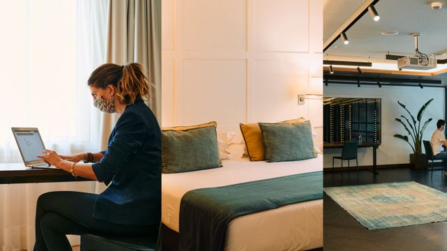 Tres de los servicios 'homtel' que ofrece la triple apuesta del Gallery / CEDIDAS