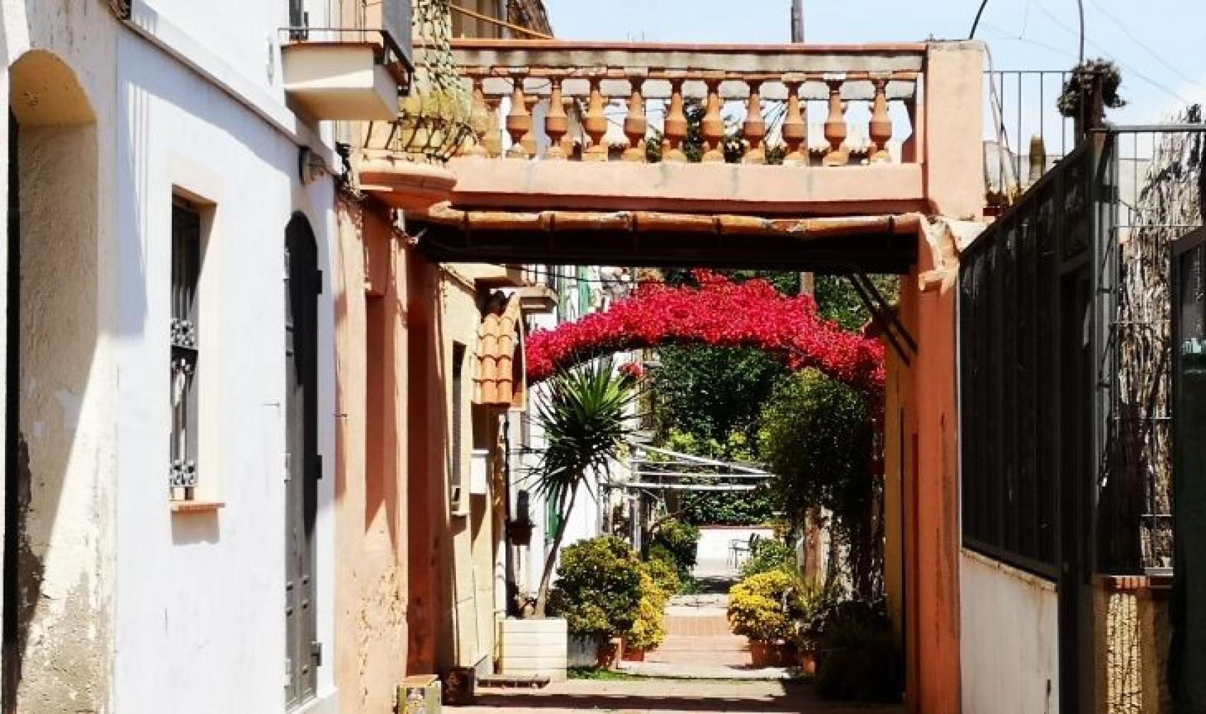 Calle de Aiguafreda, ubicada en el distrito de Horta-Guinardó