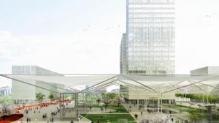 Maqueta de a futura estación de la Sagrera / BARCELONA SAGRERA ALTA VELOCIDAD