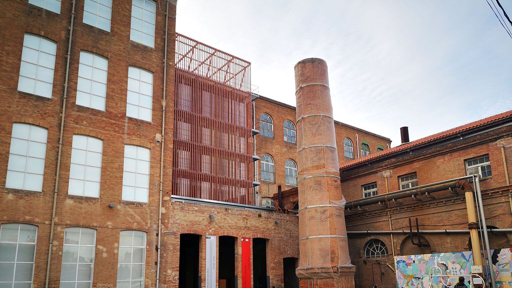 Panoràmica de la Fàbrica & Coats, a Sant Andreu