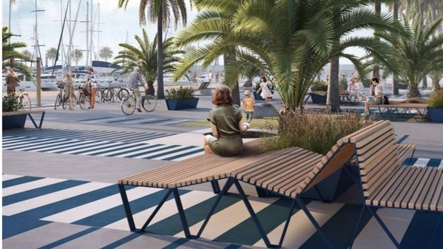 Proyecto de reforma provisional del Port Olímpic de Barcelona / AJ BCN