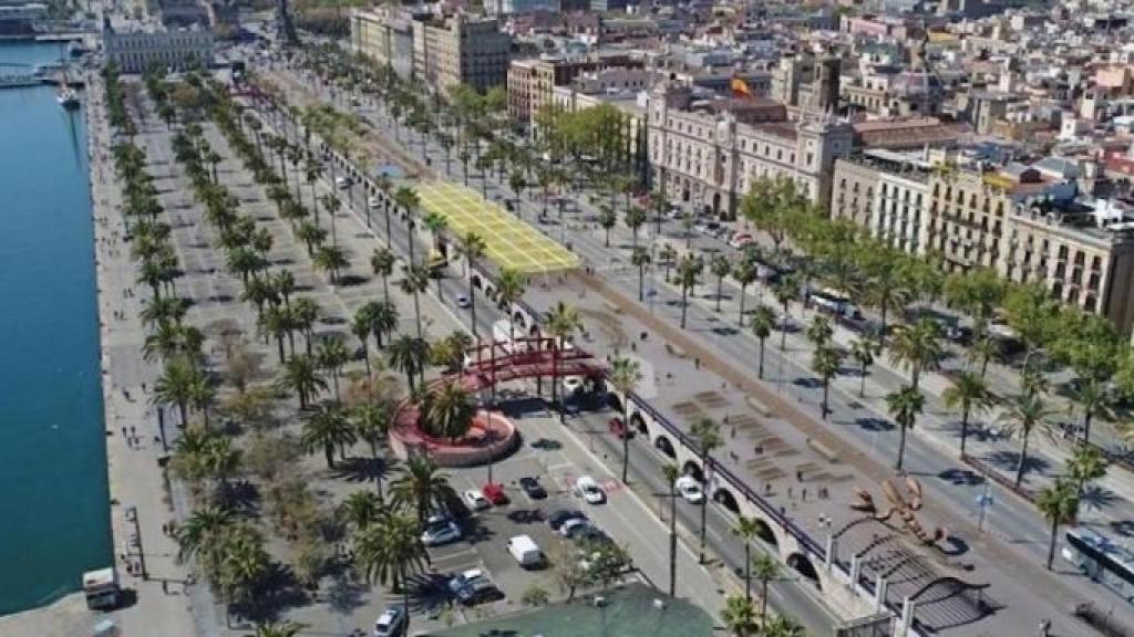 El passeig de Colón i el Moll de la Fusta / AYUNTAMIENTO DE BARCELONA