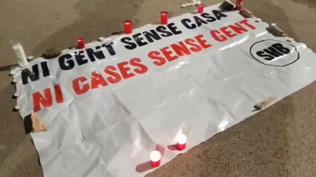 Concentración por los dos sintecho fallecidos / REDES SOCIALES