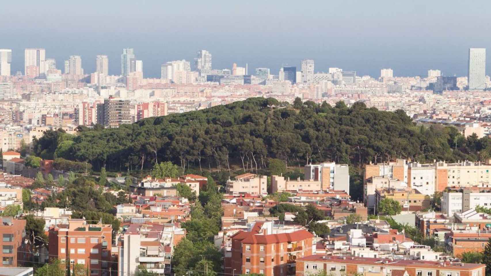 Vista panorámica del Turó de la Peira, en una imagen de archivo / AYUNTAMIENTO DE BARCELONA