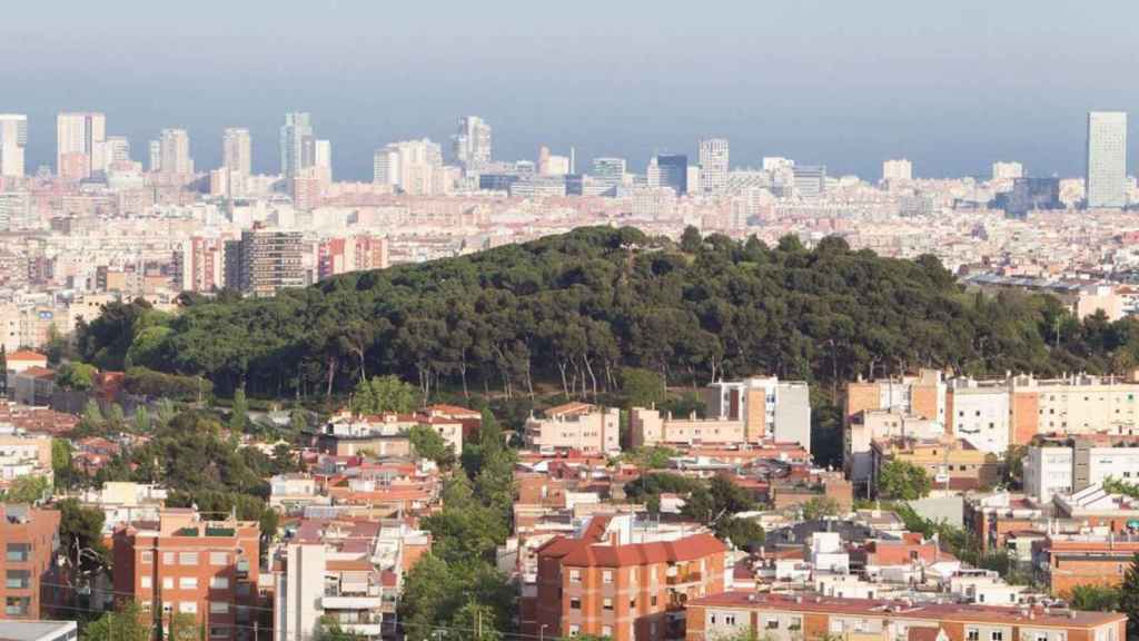 Vista panoràmica del Turó de la Peira, en una imatge d'arxiu / AJUNTAMENT DE BARCELONA