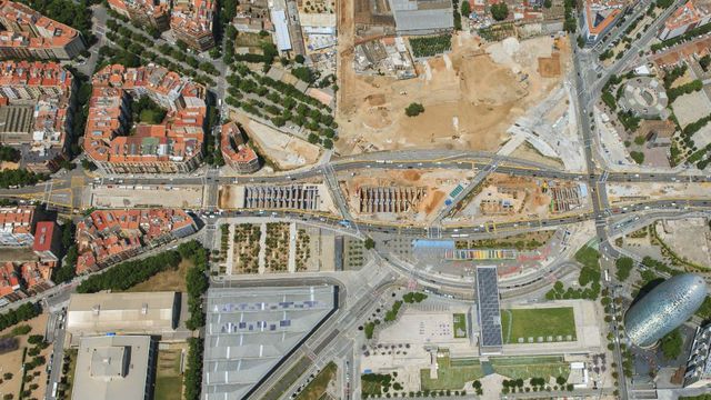 La zona de Glòries en obras / AYUNTAMIENTO DE BARCELONA