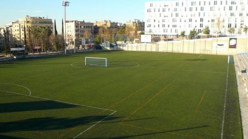 Camp de l'Àliga, on disputen els seus partits alguns equips de l'CE Europa / WIKI