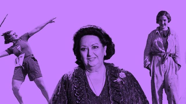 De izquierda a derecha, Anna Maria Martínez, Montserrat Caballé, Mari Pepa Colomer y Carme Karr/ MONTAJE METRÓPOLI ABIERTA