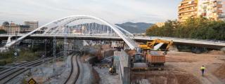 Obras para la futura estación de la Sagrera, en Barcelona / PABLO MIRANZO
