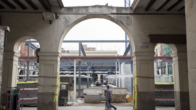 El nuevo mercado de Sant Andreu, en obras / AYUNTAMIENTO DE BARCELONA