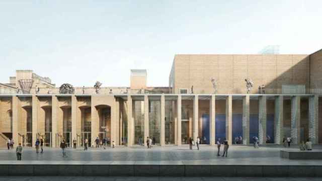 Imagen del futuro MACBA, con una gran porchada / MACBA