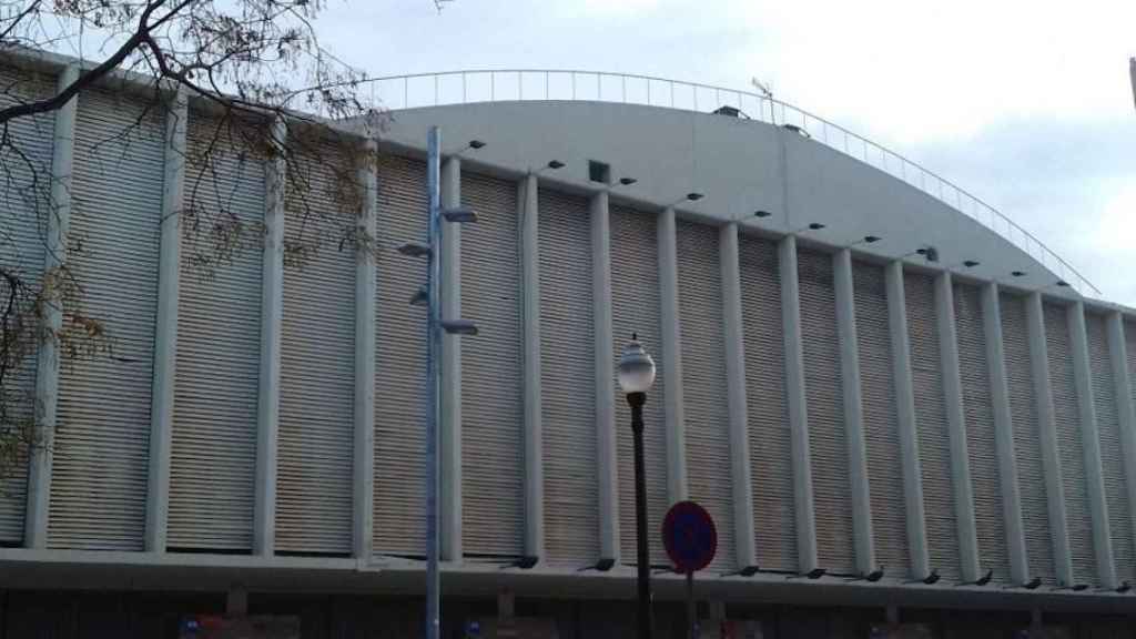 El Palau d'Esports de Barcelona, ara tancat