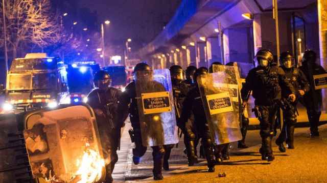 Antidisturbios de los Mossos d'Esquadra / EUROPA PRESS - Glòria Sánchez