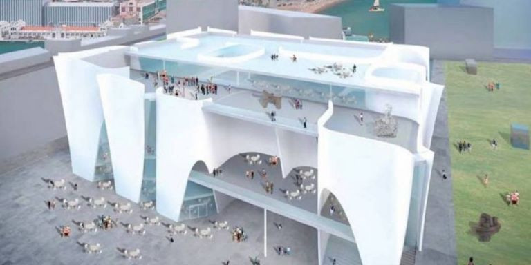 Un boceto del edificio del museo Hermitage / CEDIDA