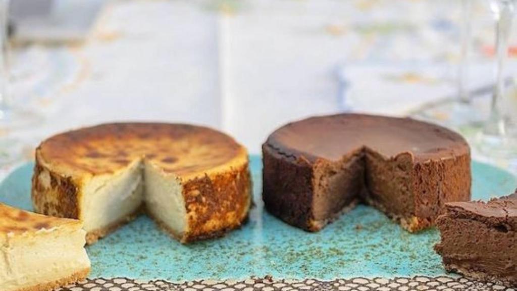 Tarta de formatge clàssica i tarta de formatge i xocolata de Jon Cake / CEDIDA