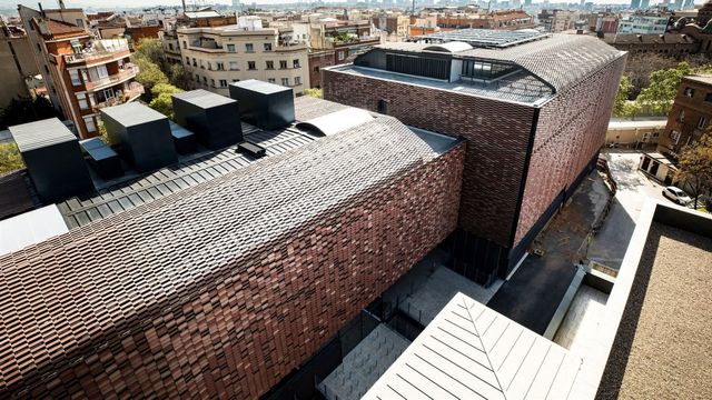 Vista aérea del nuevo recinto del Instituto de investigación del Hospital de Sant Pau donde se estudia el Parkinson / IR SANT PAU