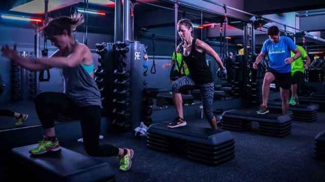 Sala de entrenamiento del gimnasio Reburn Studio 