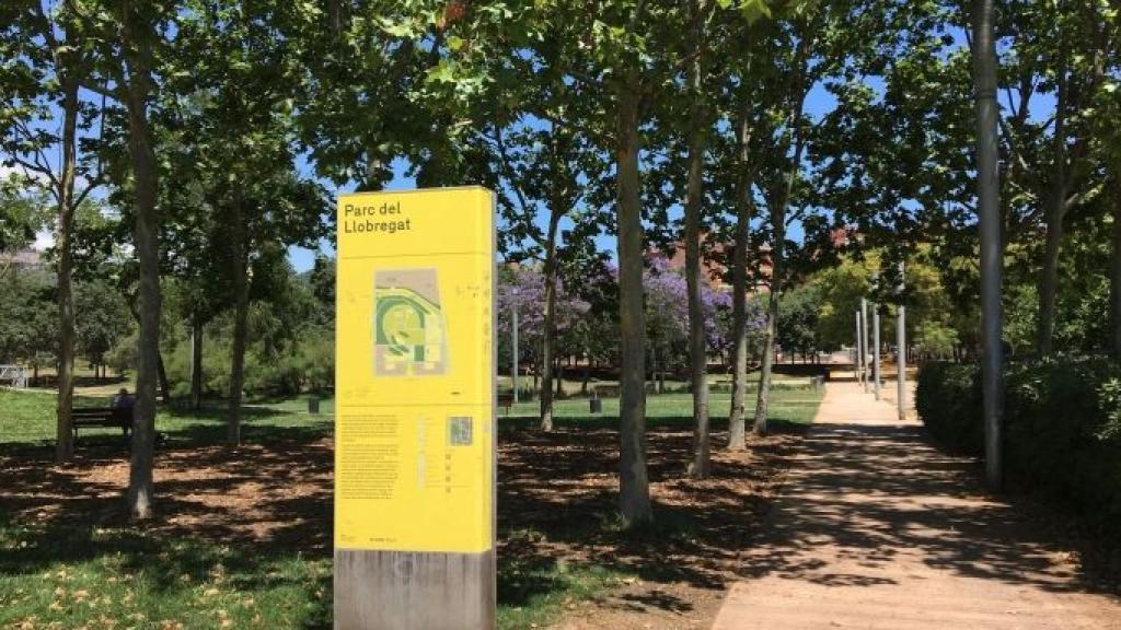 Acceso al parque del Llobregat
