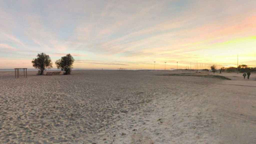 Imatge de la platja de Ocata / GOOGLE STREET VIEW