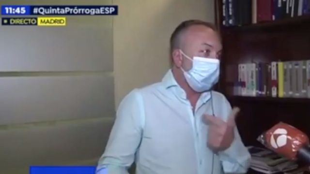 Tomás Sánchez Pacheco, en una entrevista en el programa Espejo Público de Antena 3